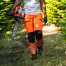 英國 Arbortec 專業進階版鏈鋸防護褲 女款 ATHV4060(F)  Breatheflex Pro Women's Chainsaw Trousers Design A Class 1 | 橘色